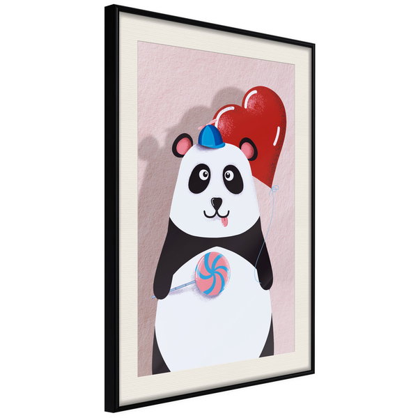 Poster 'Panda with a Balloon'