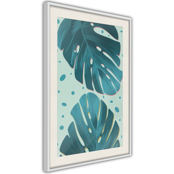Poster 'Dewy Leaves'