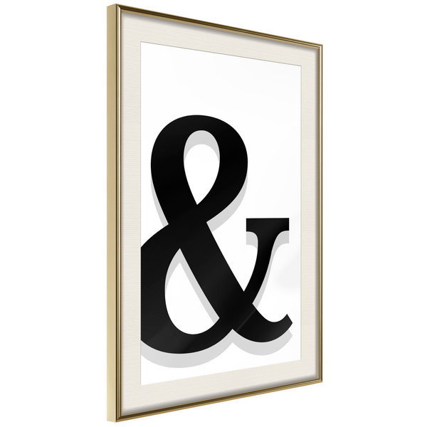 Poster 'Decorative Letter'