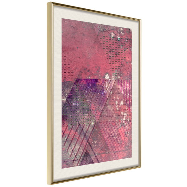 Poster 'Pink Patchwork III'