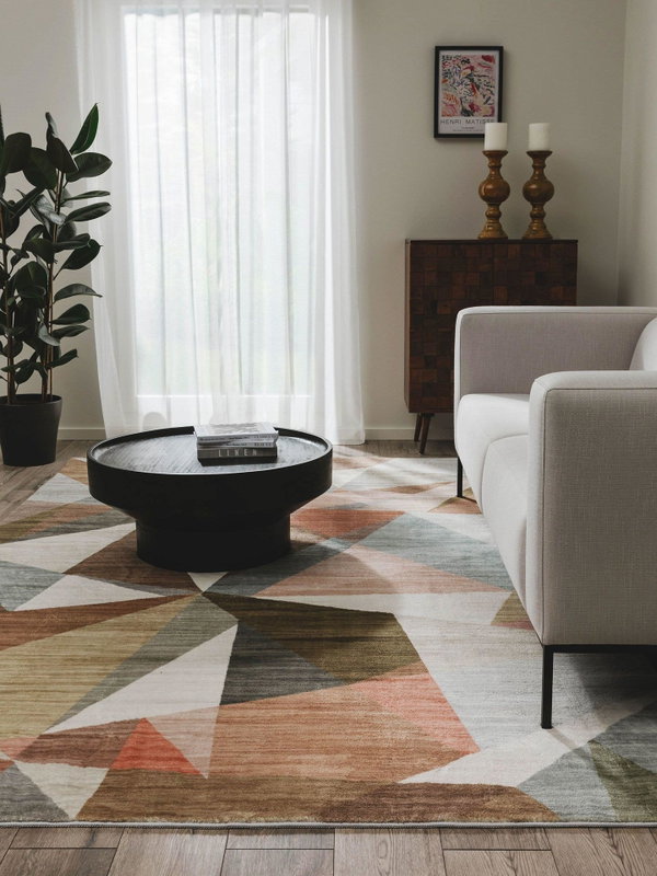 Design Teppich Mara Bunt