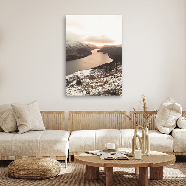 Kunstdruck auf Leinwand 'Serene Lake 1'
