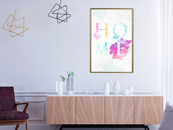 Poster 'Rainbow Home'