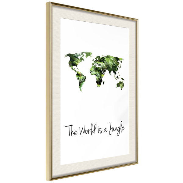 Poster 'We Live in a Jungle'