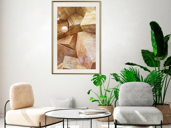 Poster 'Cubic Rocks'