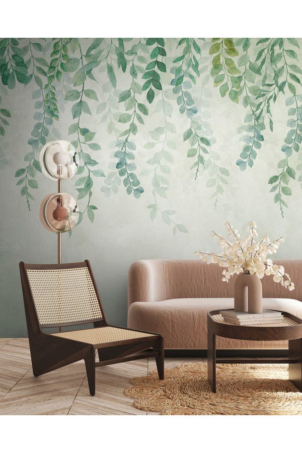 Tapete 'Verdant Drapes' 371x280cm