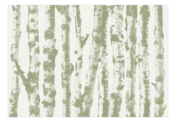Carta da parati 'Stately Birches - Third Variant'