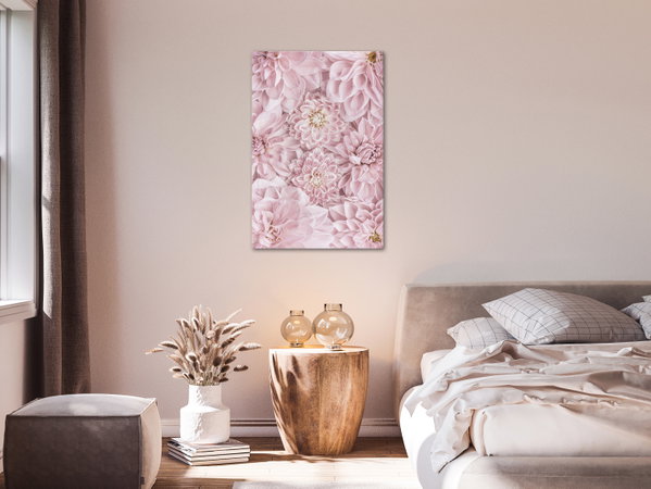 Cuadro impreso sobre lienzo 'Flowers in the Morning Vertical'