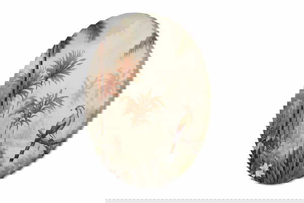 Quadro rotondo 'Sunset Serenity'