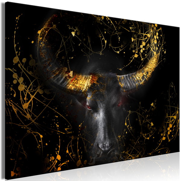 Impression sur toile 'Enraged Bull Vertical - Third Variant'