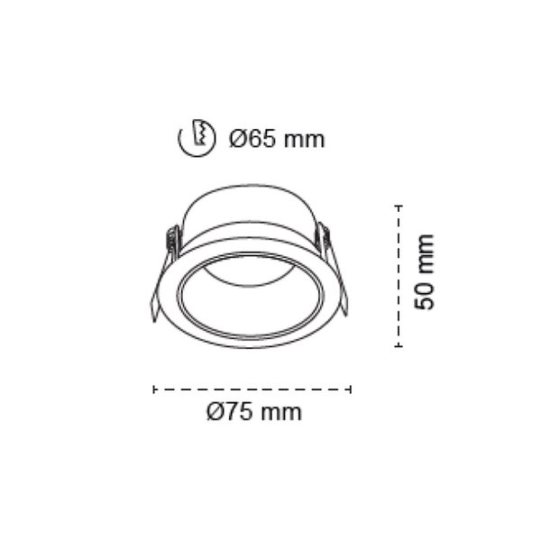 Loftlampe 'Domino DT1'