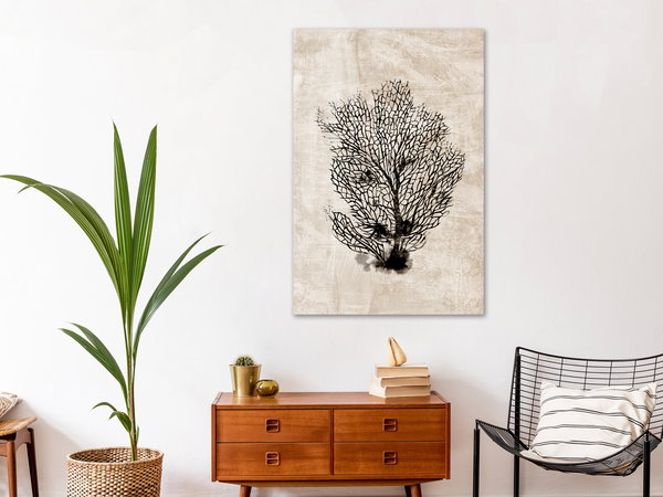 Kunstdruck auf Leinwand 'Sea Fan Vertical'