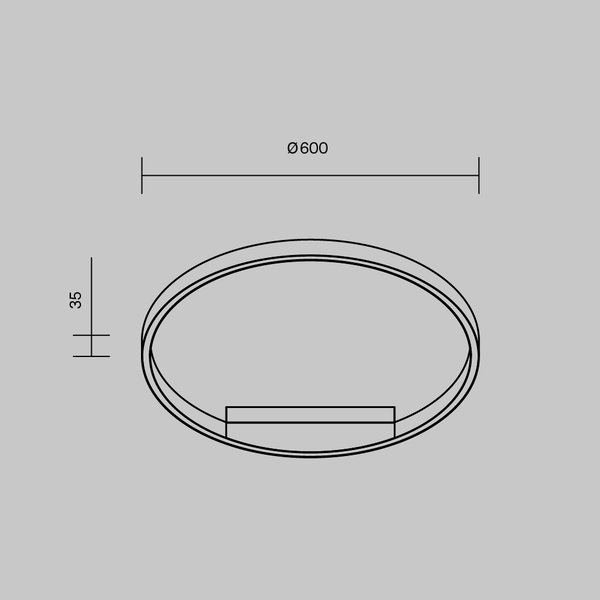 Ceiling Light 'Rim 23'