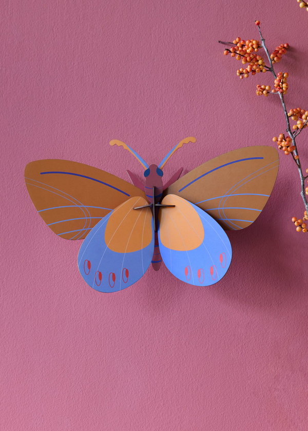 Wanddeko Papier 'Azur-Monarch'