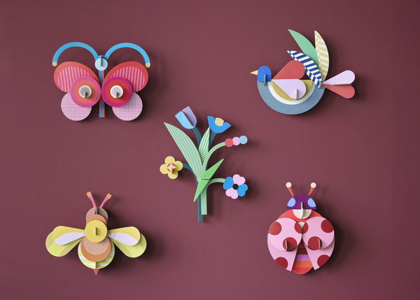 Wanddeko Papier 'Daisy Belle'