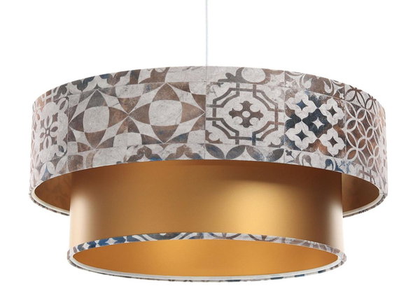 Suspension luminaire 'Duo Ellegant Shiny 1'