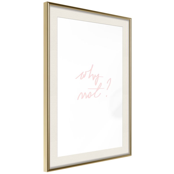 Poster 'Why Not?'