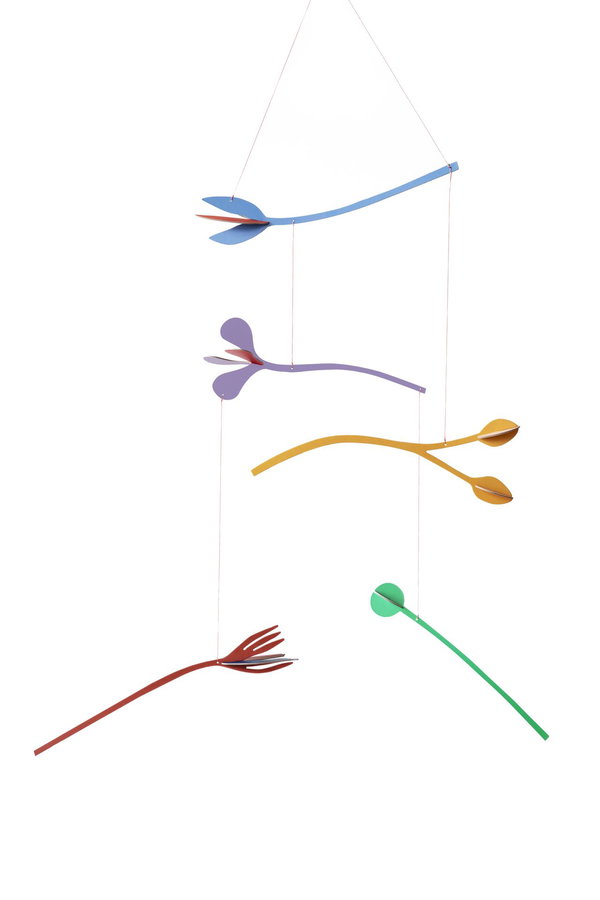 Decoración colgante 'Abstract Floral Art'