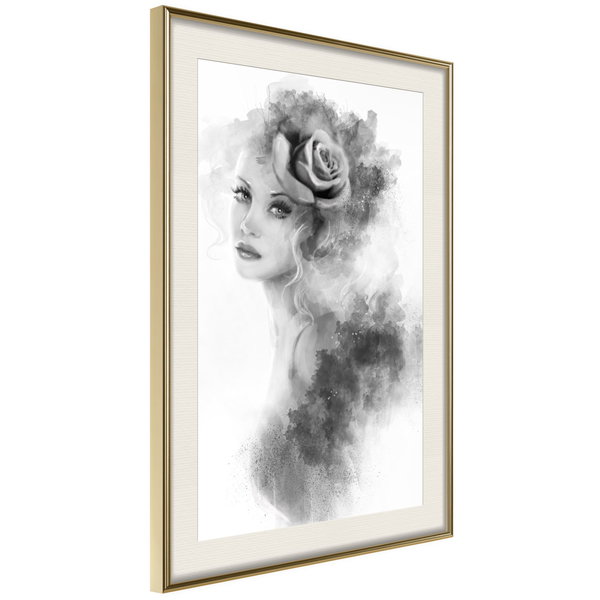 Poster 'Watercolor Portrait'
