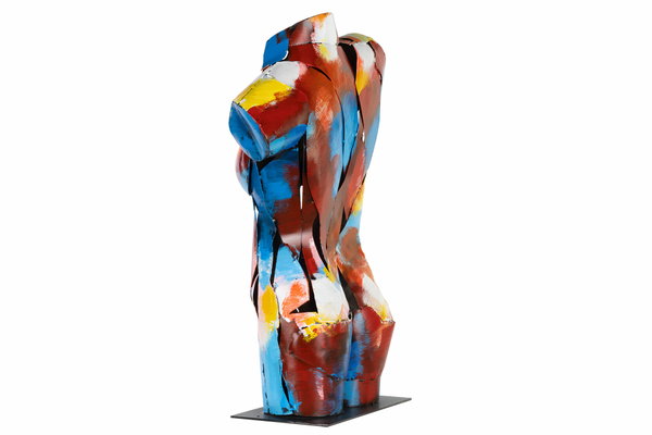 Metall Skulptur 'Unter der Haut' 75x43x20cm