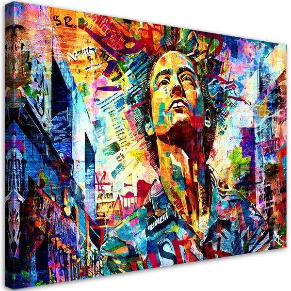 Kunstdruck auf Leinwand 'Urban Awakening in Color 1'