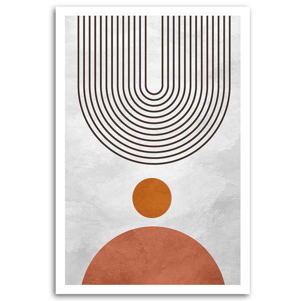 Kunstdruck auf Leinwand 'Geometric Line Rev'