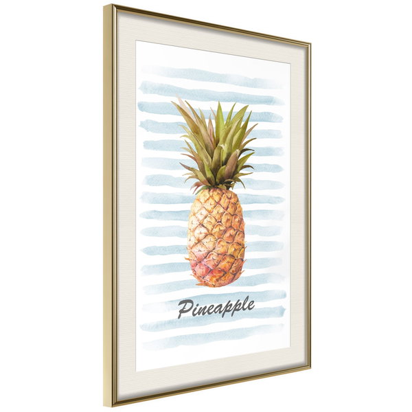 Plakat 'Pineapple and Stripes'