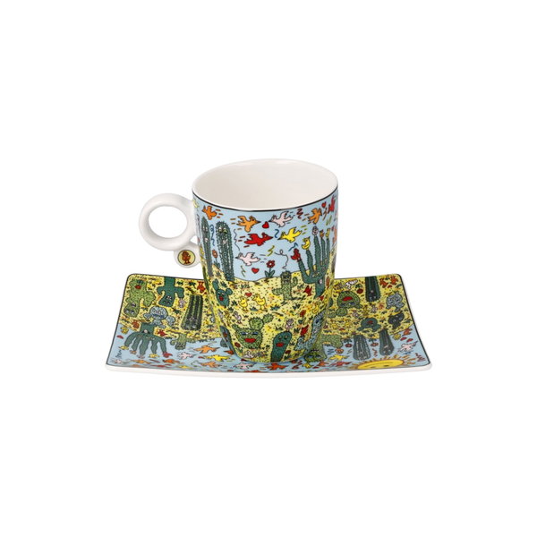 Goebel Becher mit Untertasse 'Desert Life'
