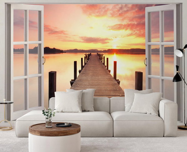 Tapete 'Pier Sunrise'