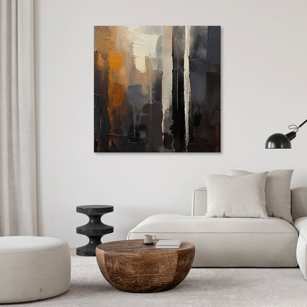 Kunstdruck auf Leinwand 'Urban Shadows'