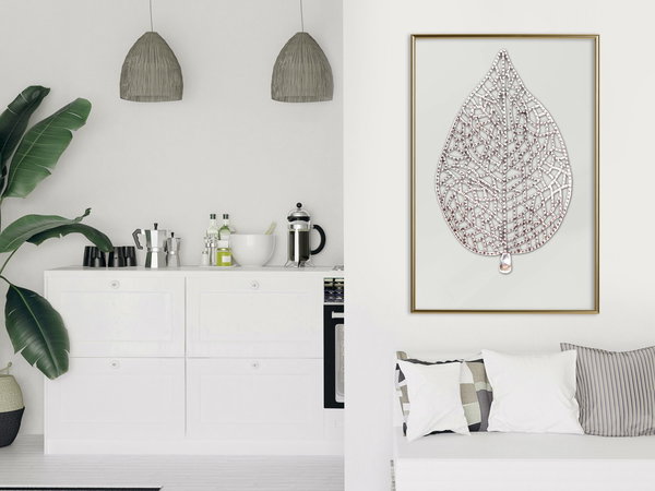 Poster 'Leaf-Shaped Pendant'