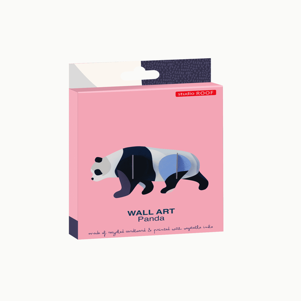 Wanddeko Papier 'Verspielter Panda'