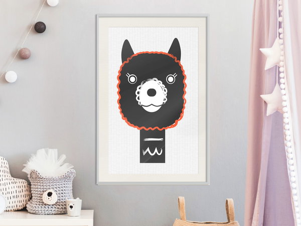 Poster 'Decorative Alpaca'