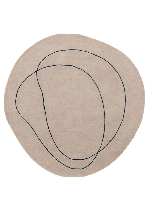 Design Wollteppich Shape Beige