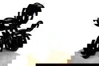 Kunststein Skulptur 'Balloon Poodle' 50x46x18cm