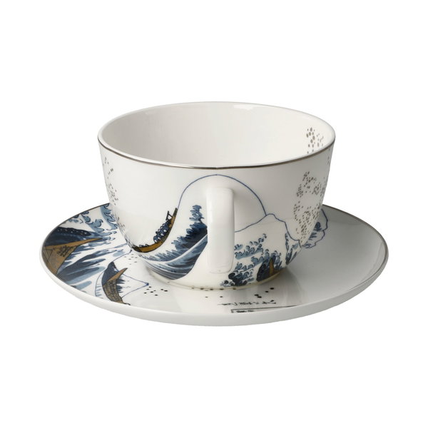 Goebel Tasse mit Untertasse 'Die Welle'