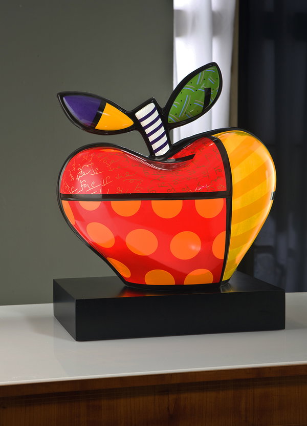 Porzellan Figur 'Bunt ist gesund' von Romero Britto 49x58x33cm