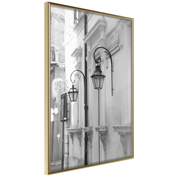 Poster 'Old Town's Charm'