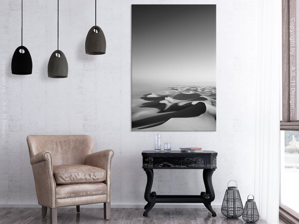 Kunstdruck auf Leinwand 'Sahara Vertical'