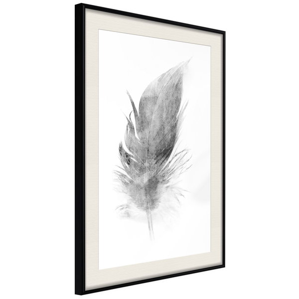 Poster 'Lost Feather (Grey)'
