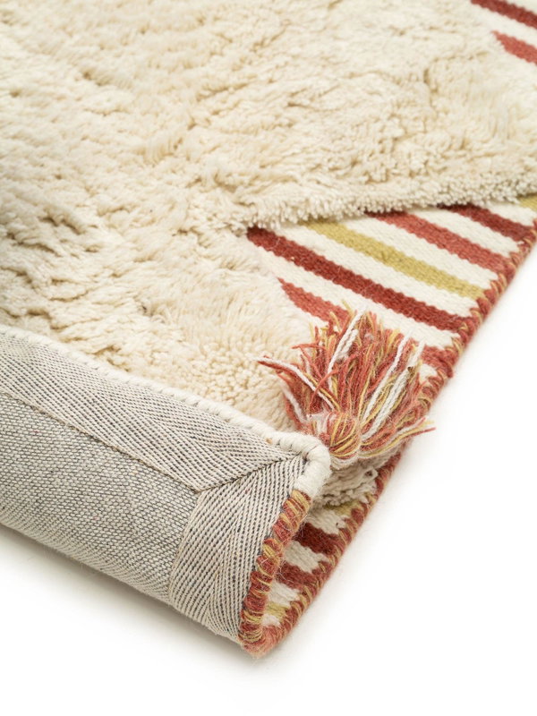 Design Wollteppich Floki Beige