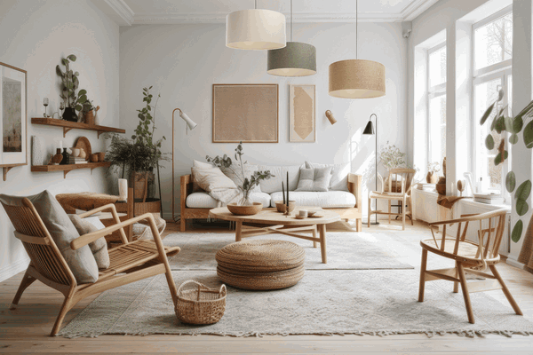 Pendelleuchte 'Boho Artistic Groovy 1'