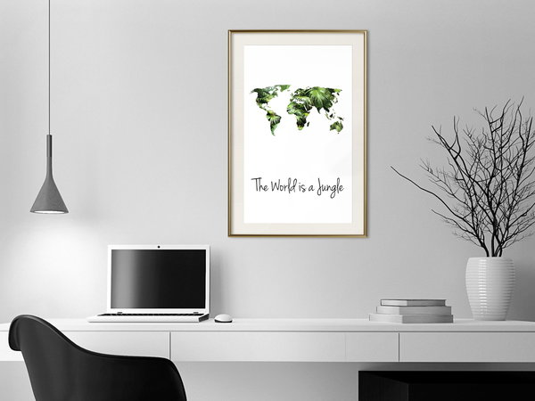 Poster 'We Live in a Jungle'