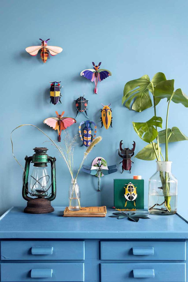 Wanddeko Papier 'Honigbiene'