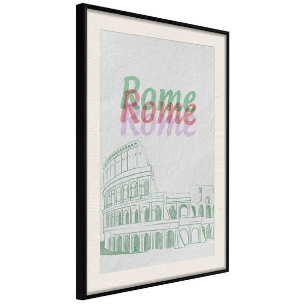 Poster 'Pastel Rome'