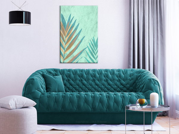 Kunstdruck auf Leinwand 'Subtle Exotic Vertical'