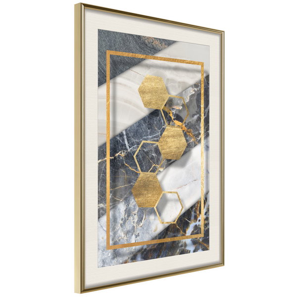 Poster 'Marble Composition III'