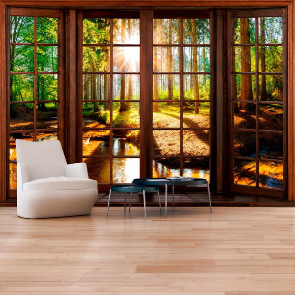 Papier peint autocollant 'Forest Terrace'