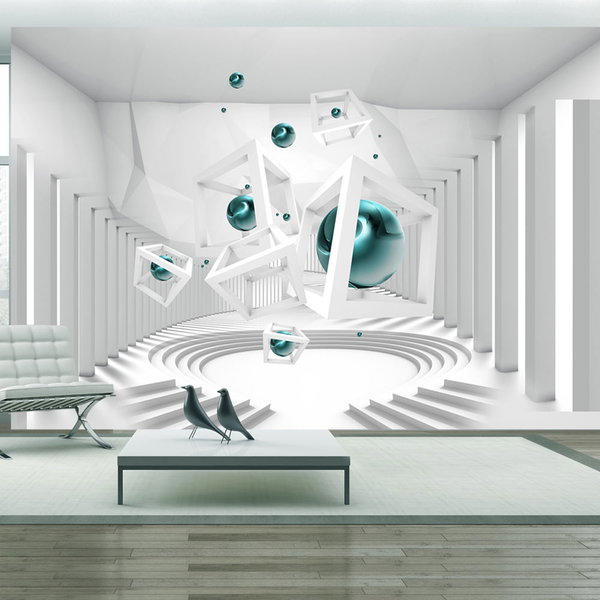 Behang 'Corridor of Geometry'