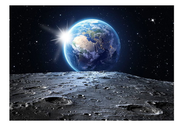 Selbstklebende Tapete 'View of the Blue Planet'